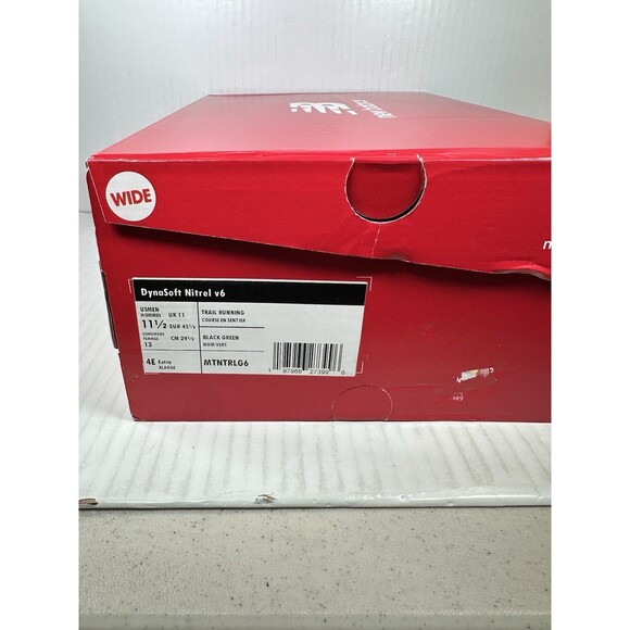 New Balance DynaSoft Nitrel v6 Shoe Men 11.5 4E Wide Black Trail Running Sneaker main image 8